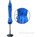 Guarda-chuvas exteriores comerciais azuis